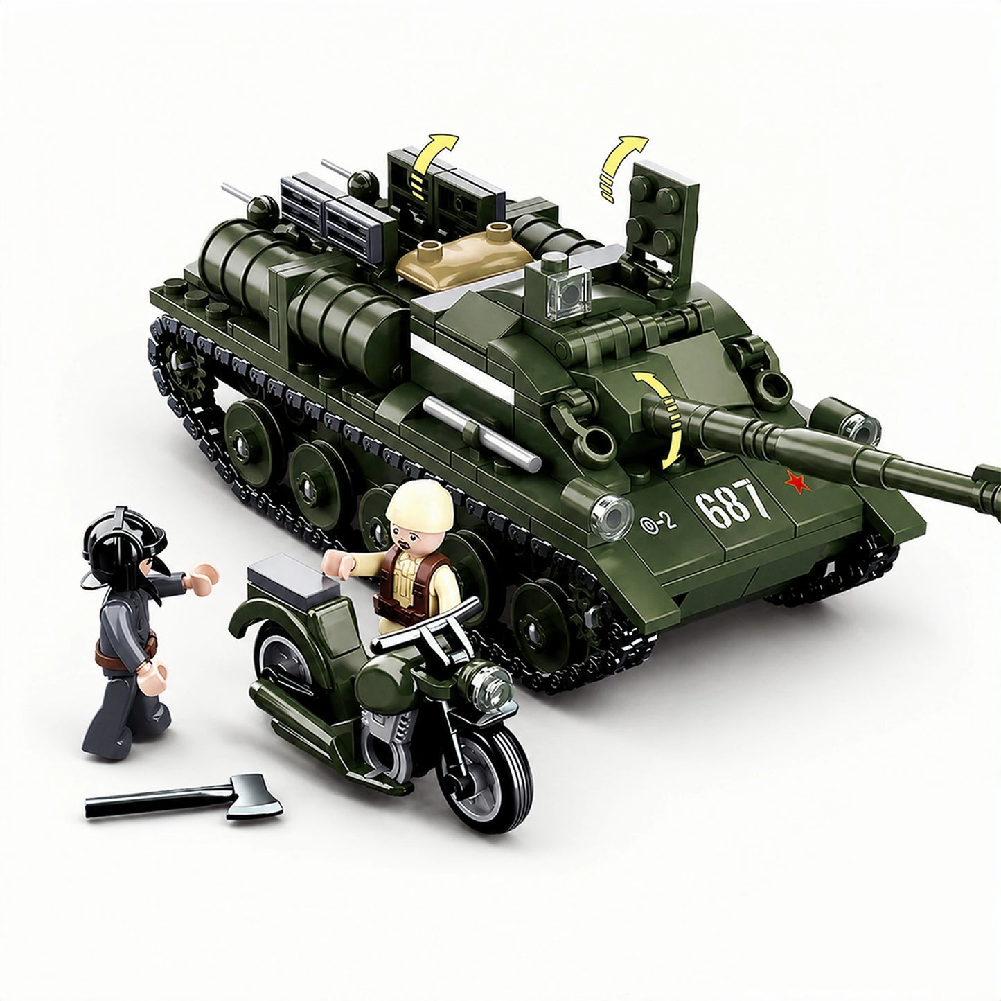 Czołg Pancerny + Motor Bojowy MegaZestawy™